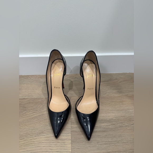 Christian Louboutin Patent Leather D'Orsay Pumps (38.5) - Picture 1 of 5